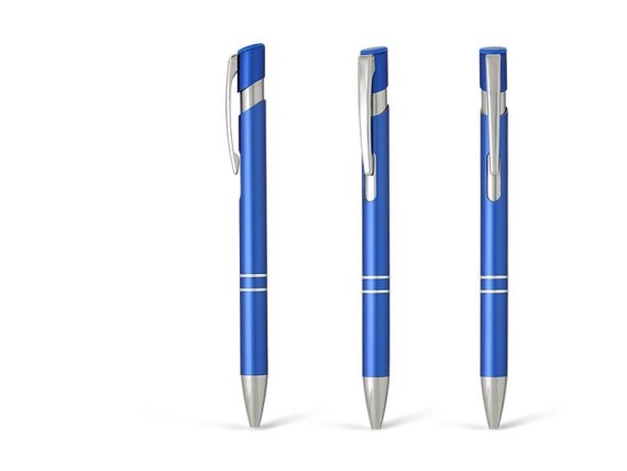 OGGI PLUS, metalna hemijska olovka, plava