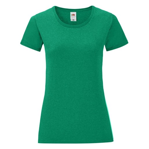 Fruit of the Loom, LADIES ICONIC 150T, ženska pamučna majica, retro boja