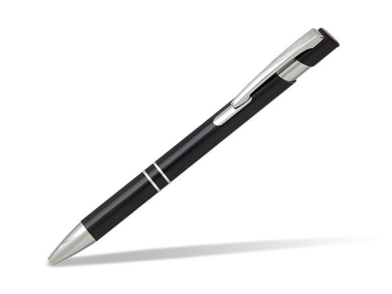 OGGI PLUS, metalna hemijska olovka, crna