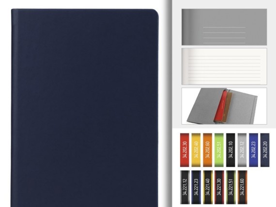 MONTE CARLO, notes dimenzija 14 x 21 cm, plavi