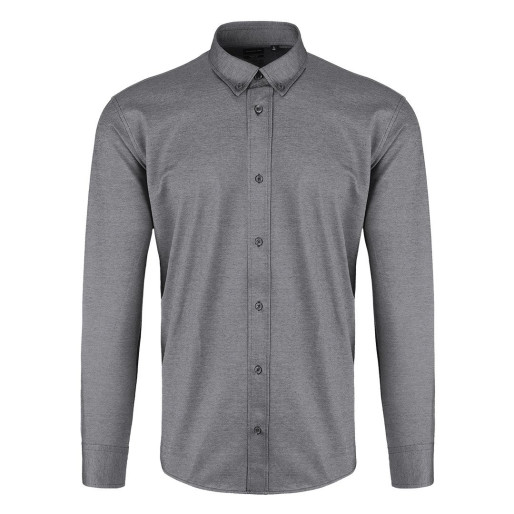 GRANT LSL, men's long sleeve shirt, gray