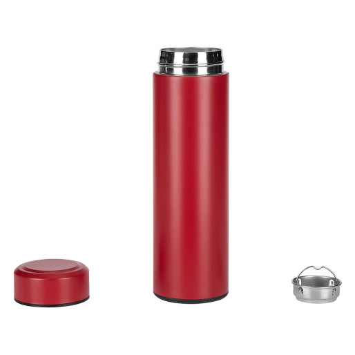 ELEMENT 2.0, vacuum insulated bottle, 500 ml, red