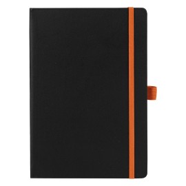 CODE BLACK, a5 notebook, orange