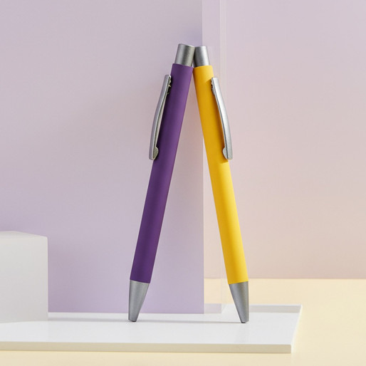 TITANIUM, metal ball pen, yellow