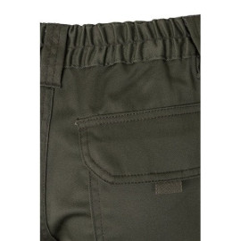 VL PAN. Multi-pocket stretch trousers (290g/m²), in cotton (46%), EME (38%) and polyester (16%)