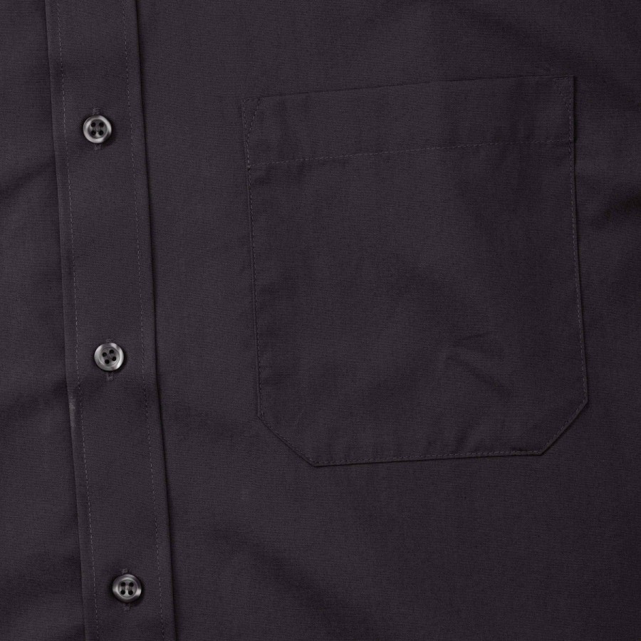 RUSSELL men's short sleeve shirt PURE COTTON POPLIN