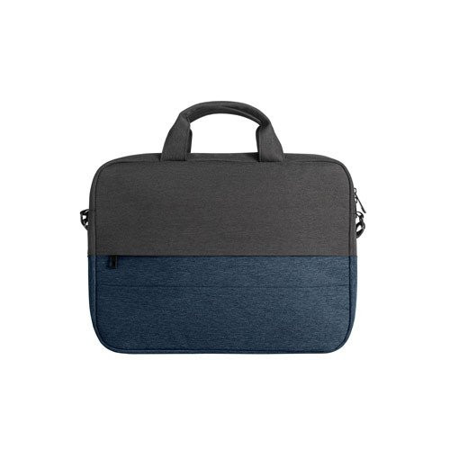 GENOA. Postavljena torba za laptop 15" od 600D recikliranog poliestera visoke gustine