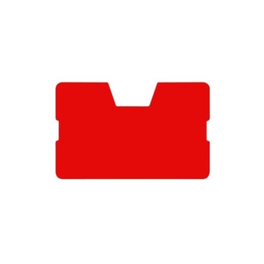 Custom card holder wallet, transparent body