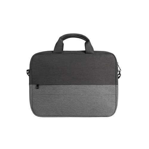 GENOA. Postavljena torba za laptop 15" od 600D recikliranog poliestera visoke gustine