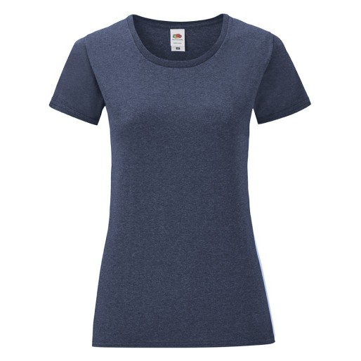 Fruit of the Loom, LADIES ICONIC 150T, ženska pamučna majica, retro boja