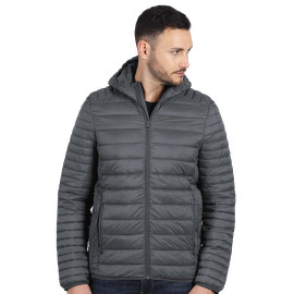 RINO HOODY, hooded jacket, dark gray