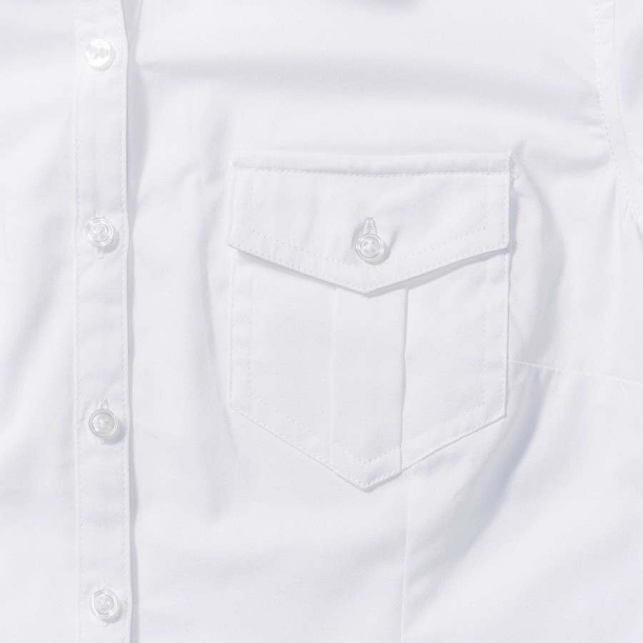 RUSSELL women's shirt with sleeves rolled up ROLL SLEEVE TWILL