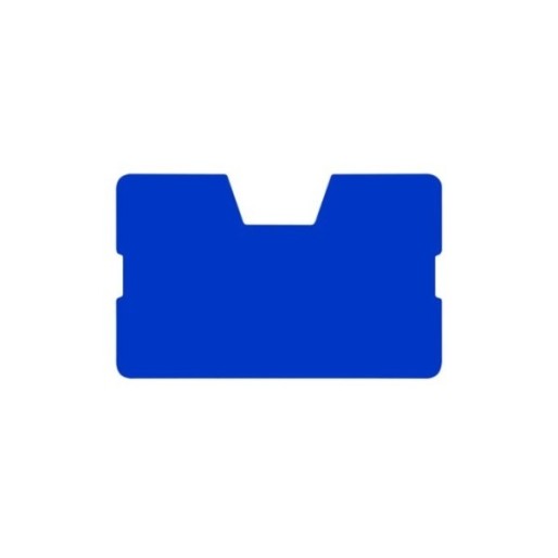 Custom card holder wallet, transparent body