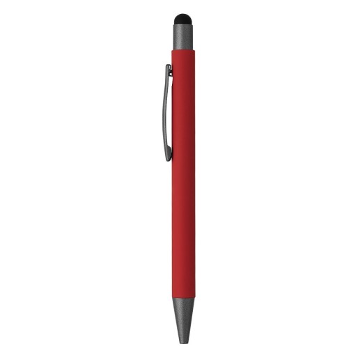TITANIUM TOUCH, metal "touch" ball pen, red
