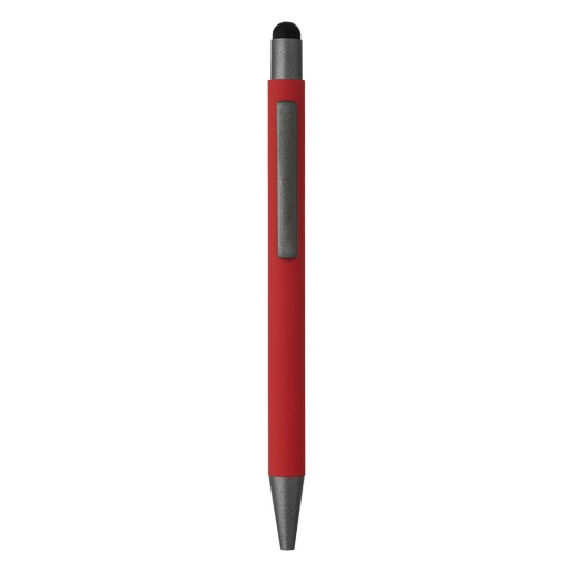 TITANIUM TOUCH, metal "touch" ball pen, red