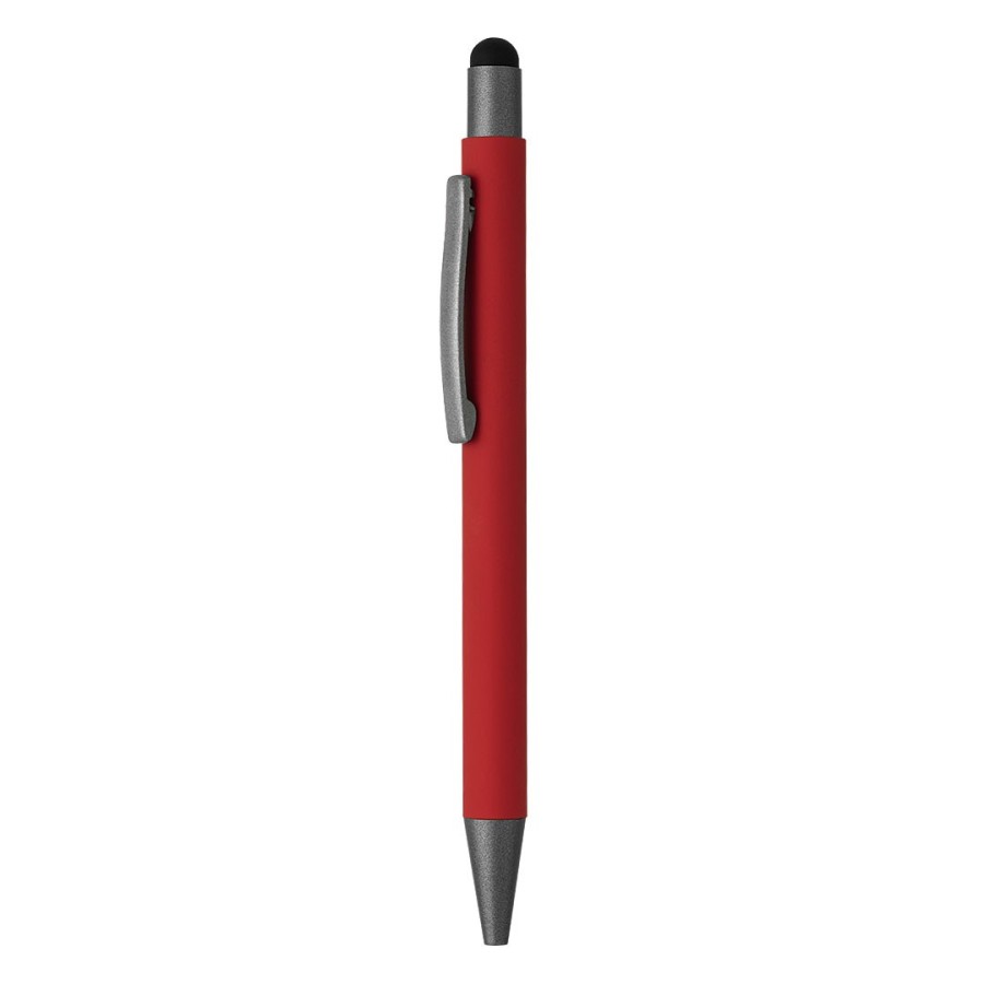 TITANIUM TOUCH, metal "touch" ball pen, red