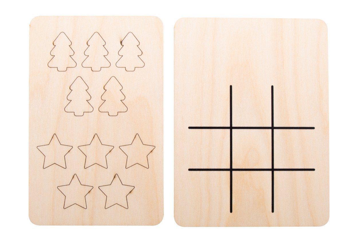 TixTax Christmas tic-tac-toe, zvezda & jelka