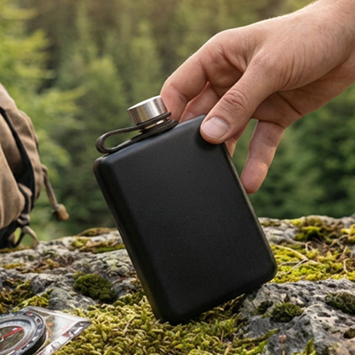 CRYO 8, flask, 230 ml, black