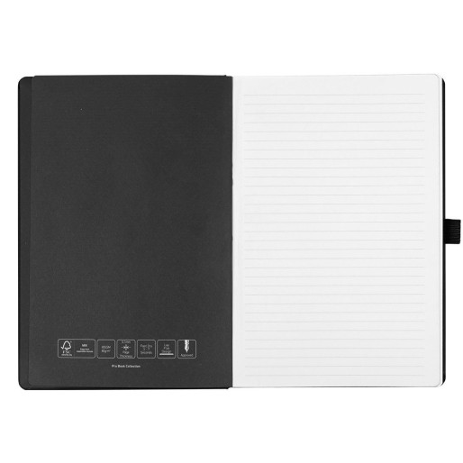 CODE BLACK, a5 notebook, black