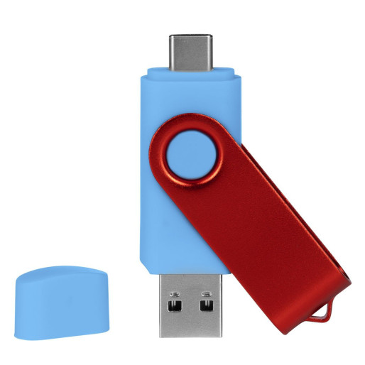 SMART C RED 3.0, usb flash memorija, svetlo plavi, 64GB