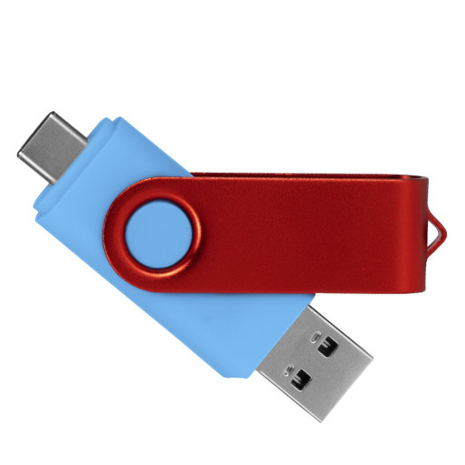 SMART C RED, usb flash memory, sky blue, 64GB
