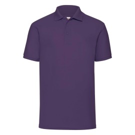 Fruit of the Loom, 65/35, polo shirt for men, purple, M