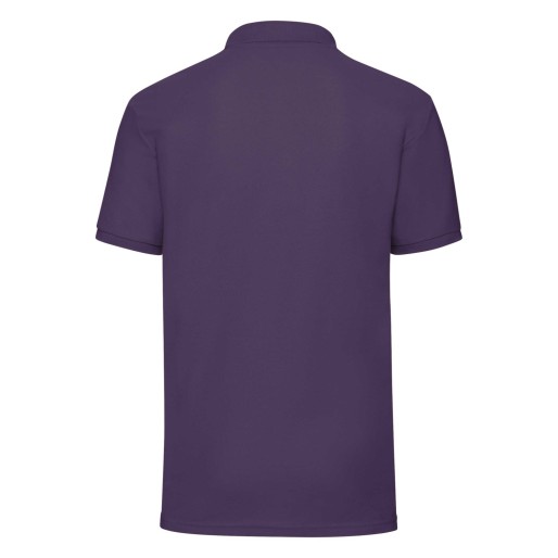 Fruit of the Loom, 65/35, polo shirt for men, purple, M