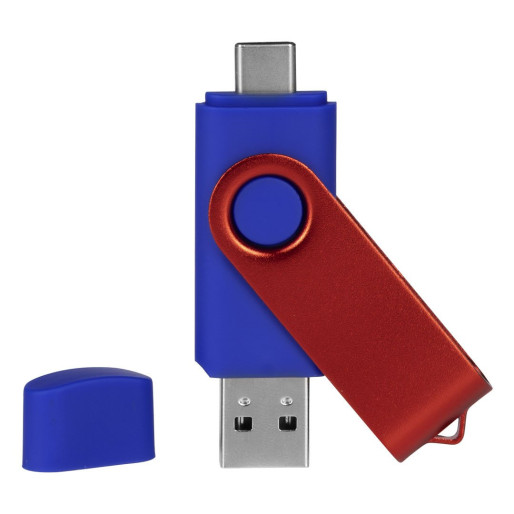SMART C RED, usb flash memory, royal blue, 8GB