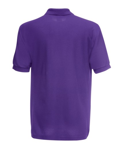 Fruit of the Loom, 65/35, polo shirt for men, purple, L