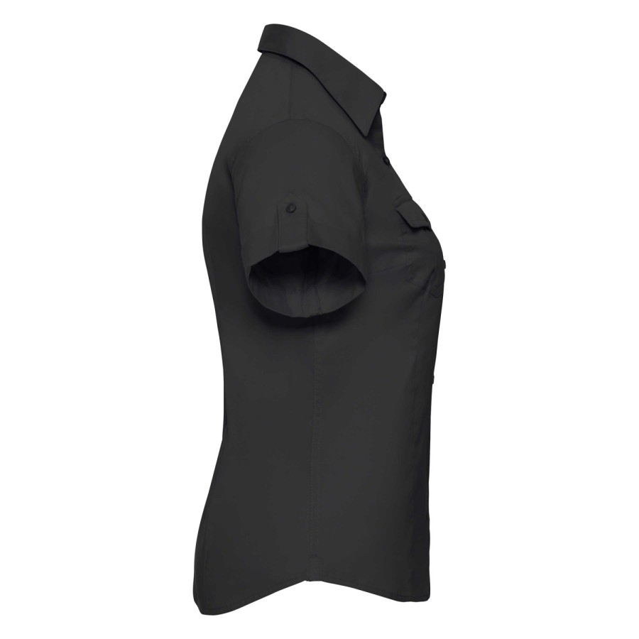 RUSSELL women's shirt with sleeves rolled up ROLL SLEEVE TWILL