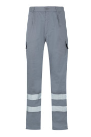 VL ASCLEPIUS. Multi-pocket twill trousers (200g/m²), in cotton (35%) and polyester (65%)