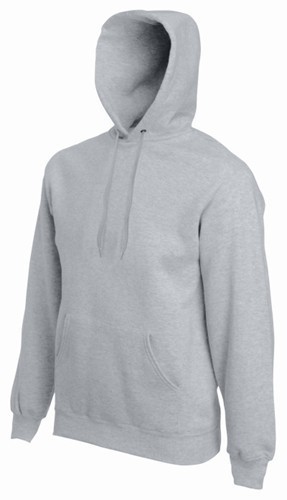 Fruit of the Loom, Classic Hooded Sweat, Men's Hooded Sweatshirt, Ash Gray, XL