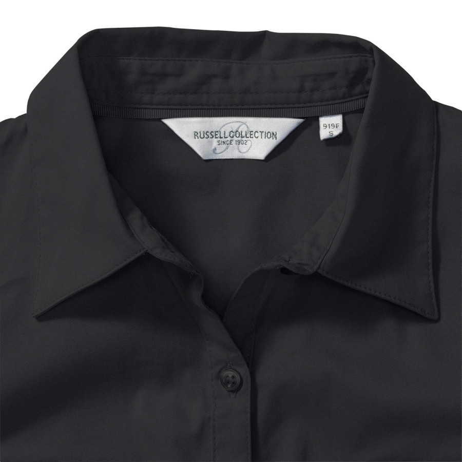 RUSSELL women's shirt with sleeves rolled up ROLL SLEEVE TWILL