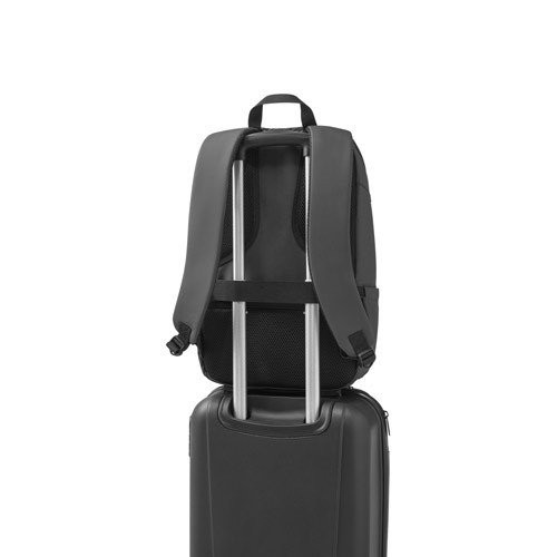 TOULON. Ranac za laptop napravljen od 600D recikliranog poliestera visoke gustine sa vodootpornom završnom obradom 16"