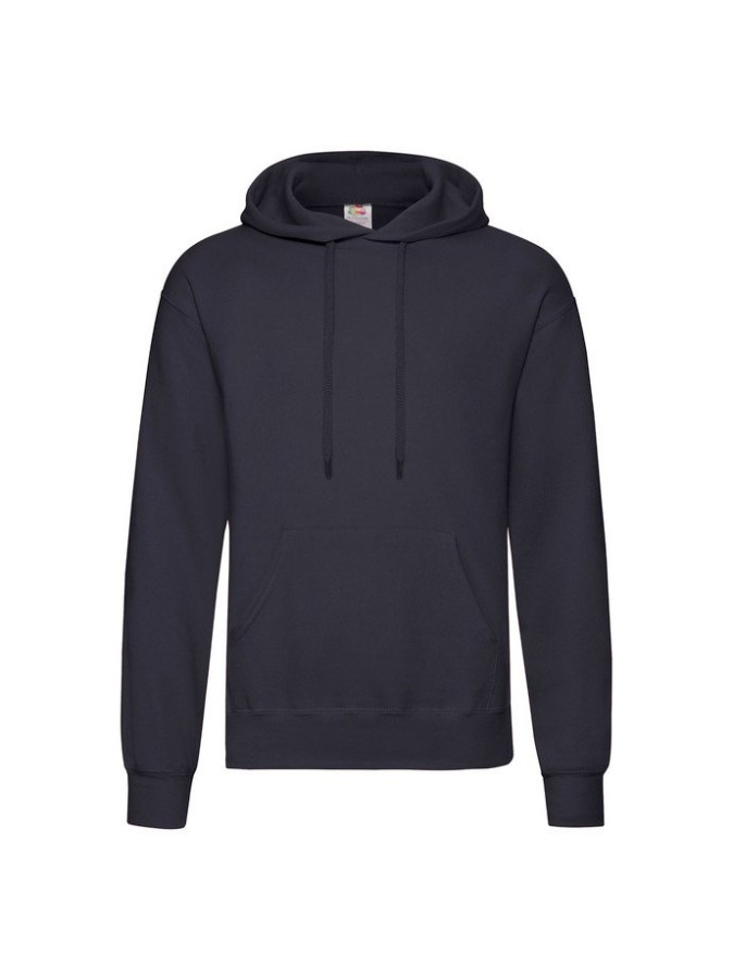Fruit of the Loom, Classic Hooded Sweat, klasični muški duks sa kapuljačom, tamno teget, S