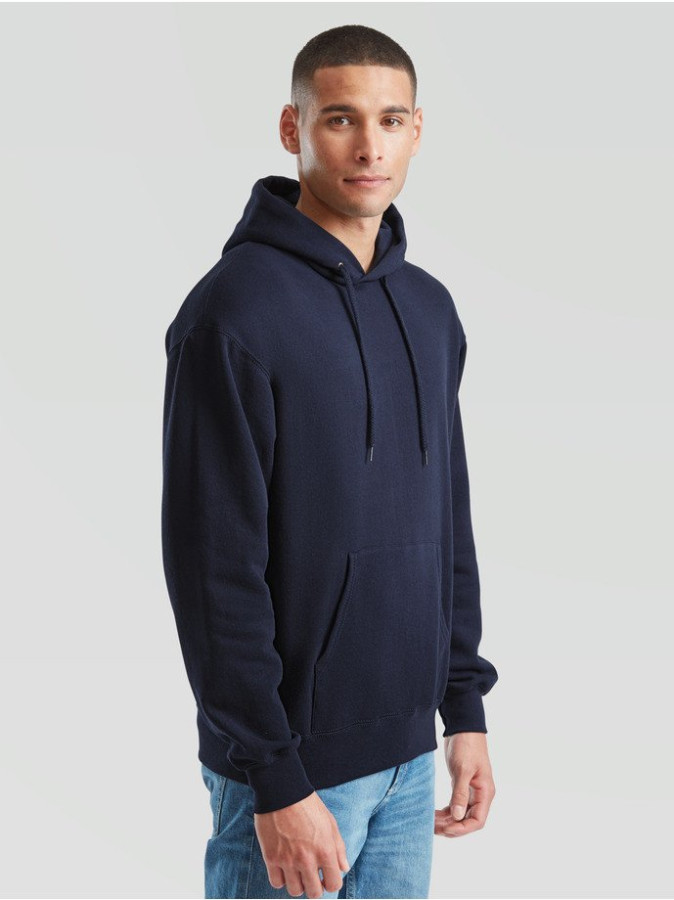 Fruit of the Loom, Classic Hooded Sweat, klasični muški duks sa kapuljačom,tamno teget , L