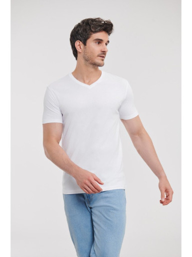 Russell,Men´s Pure Organic V-Neck T