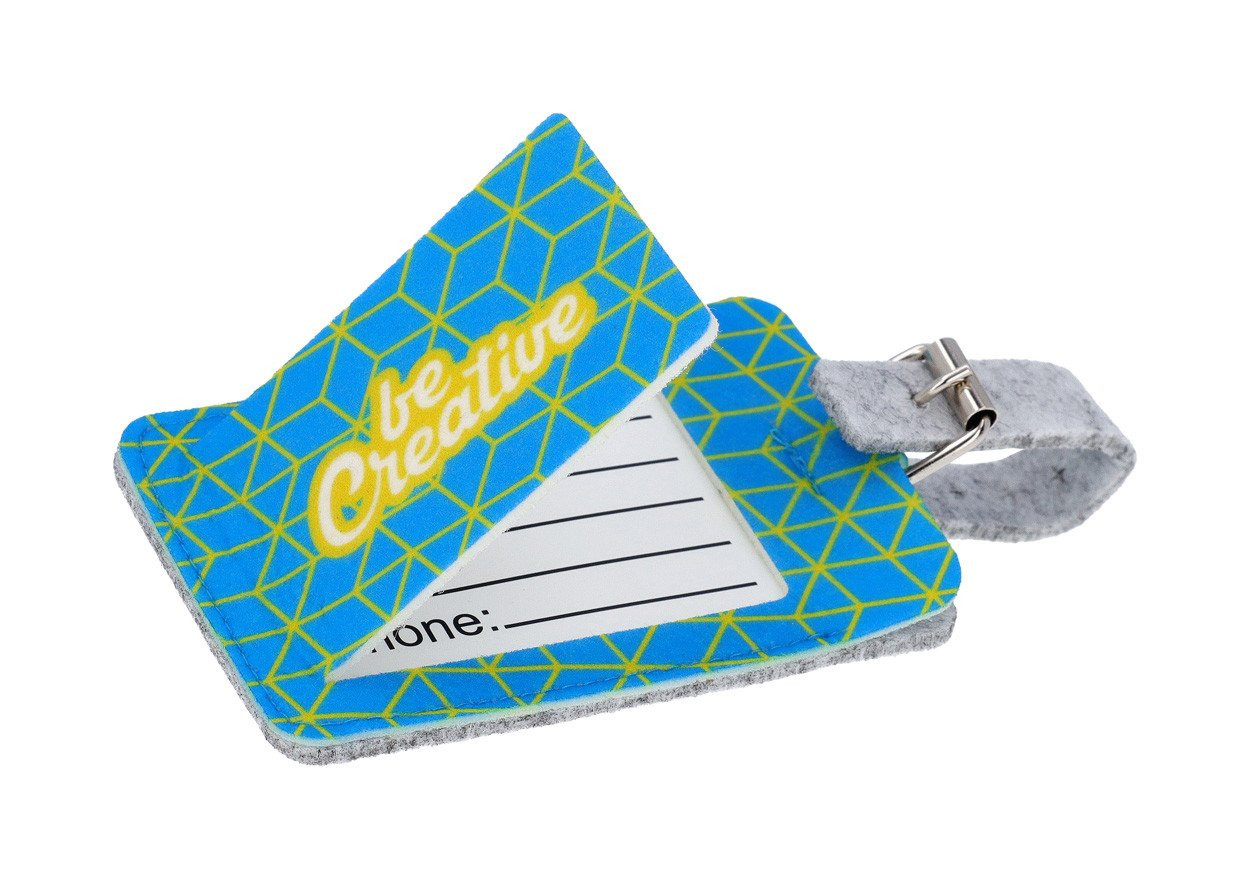 CreaFelt Tag custom RPET luggage tag