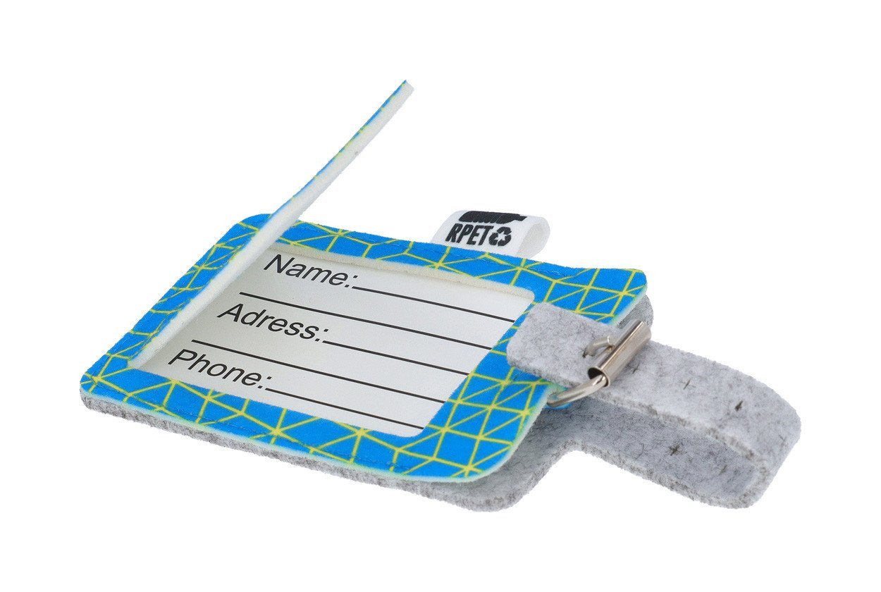 CreaFelt Tag custom RPET luggage tag