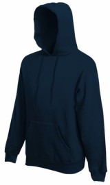 Fruit of the Loom, Classic Hooded Sweat, klasični muški duks sa kapuljačom, tamno teget, 2XL