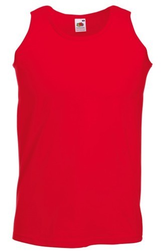 Fruit of the Loom, Valueweight Athletic West, Men's Cotton T-shirt, Red, 3XL