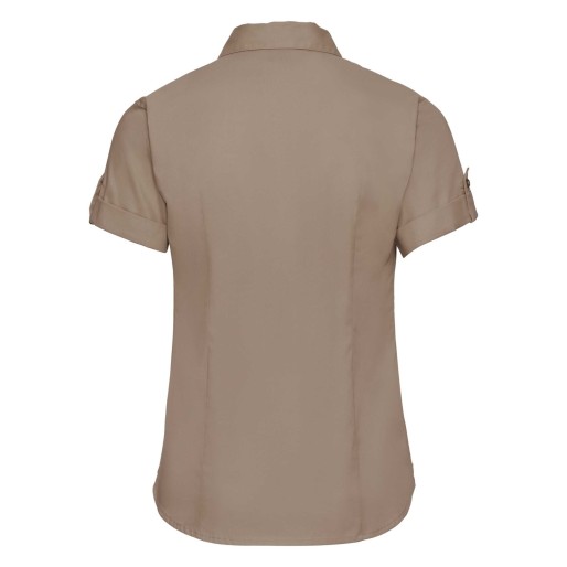 RUSSELL women's shirt with sleeves rolled up ROLL SLEEVE TWILL