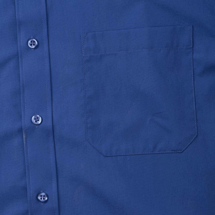 RUSSELL men's short sleeve shirt PURE COTTON POPLIN