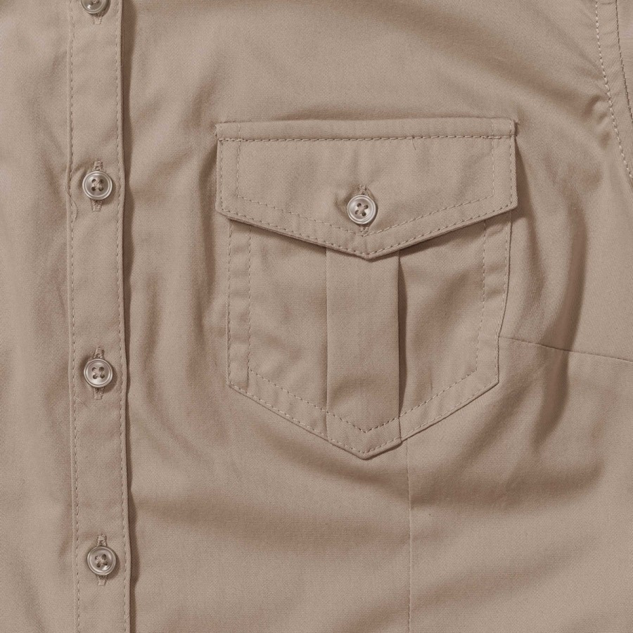 RUSSELL ženska košulja sa rukavima na namotavanje ROLL SLEEVE TWILL