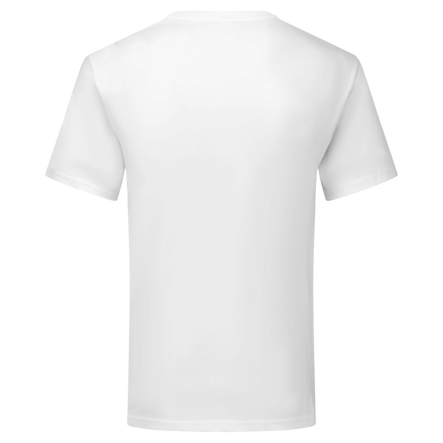 Fruit of the Loom, ICONIC 150 V-NECK, pamučna majica sa V izrezom 140 gr, bela boja, S