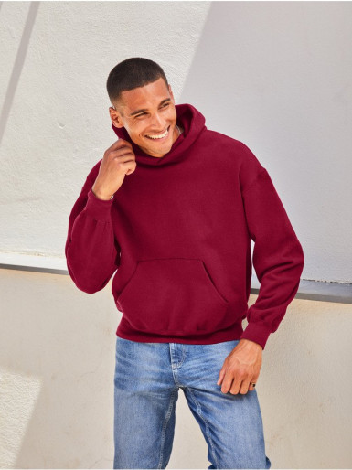 Fruii of the Loom Super Cotton Hooded Sweat, duks sa kapuljačom 405 g/m² , kolidž zelena