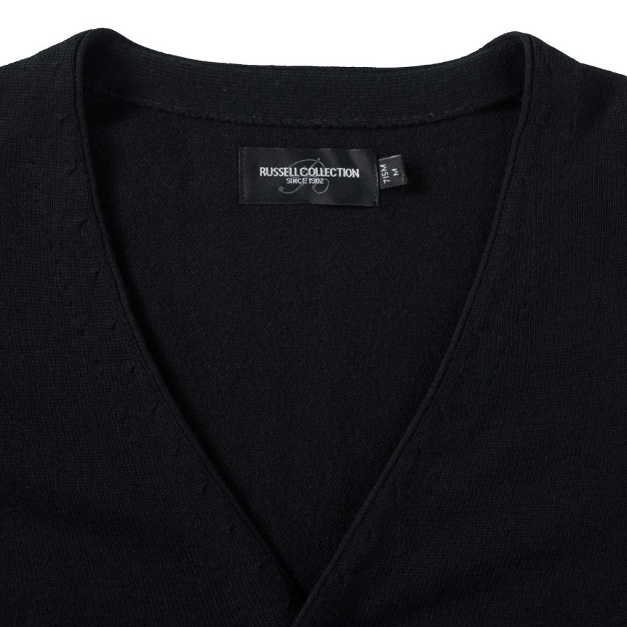 RUSSEL Men's Hooded V-neck Cardigan