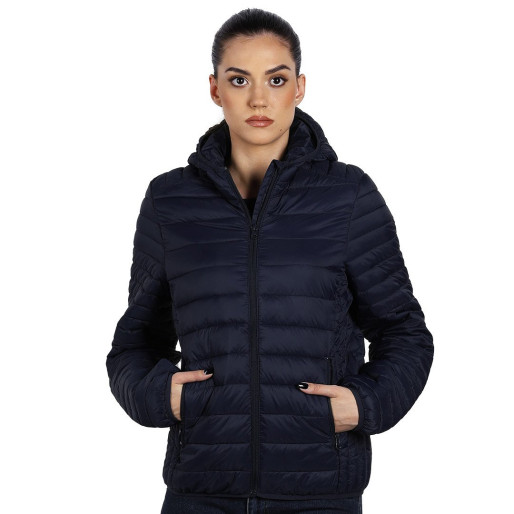 RINO HOODY WOMEN, women's hooded jacket, blue