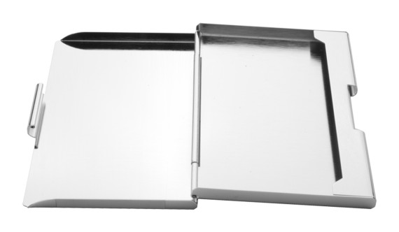 Liner business card holder