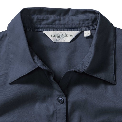 RUSSELL women's shirt with sleeves rolled up ROLL SLEEVE TWILL
